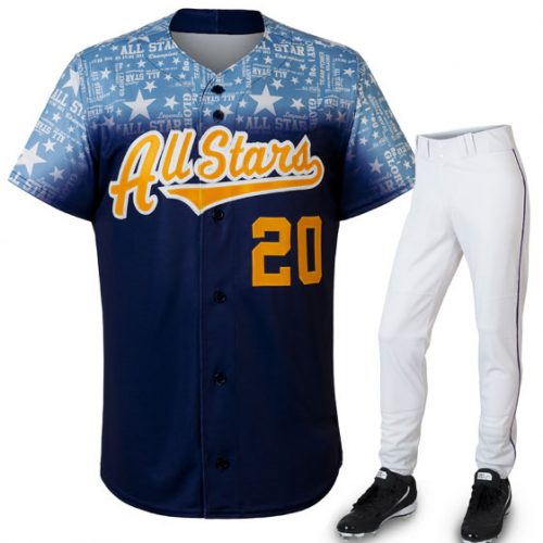 Men's Baseball Uniforms Sublimation Top Quality