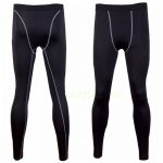 Compression Base Layers Sports Tights Gym Workouts Black